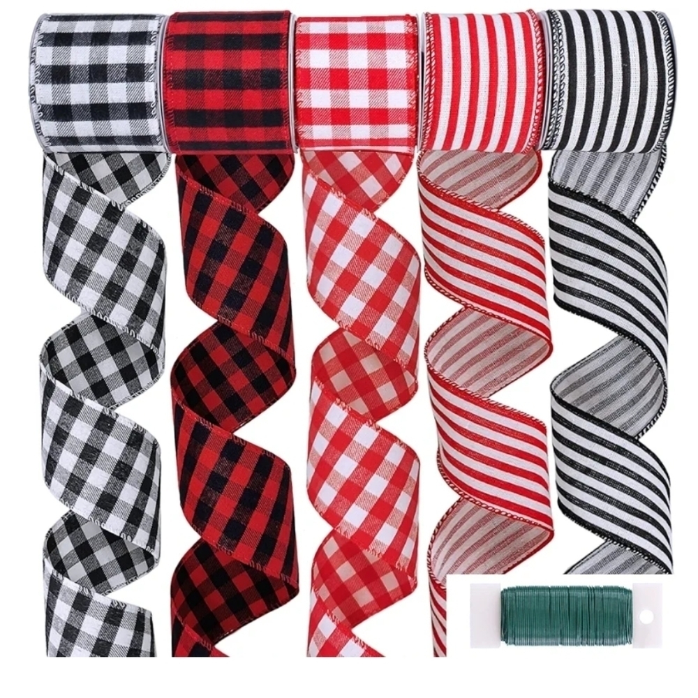 New Wired Ribbons Set of 5
